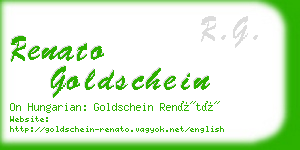renato goldschein business card